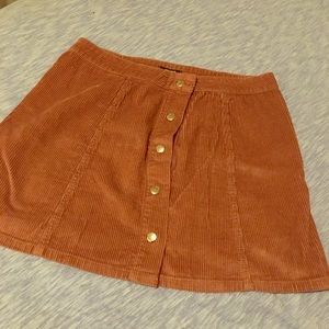 Corduroy mini skirt forever 21